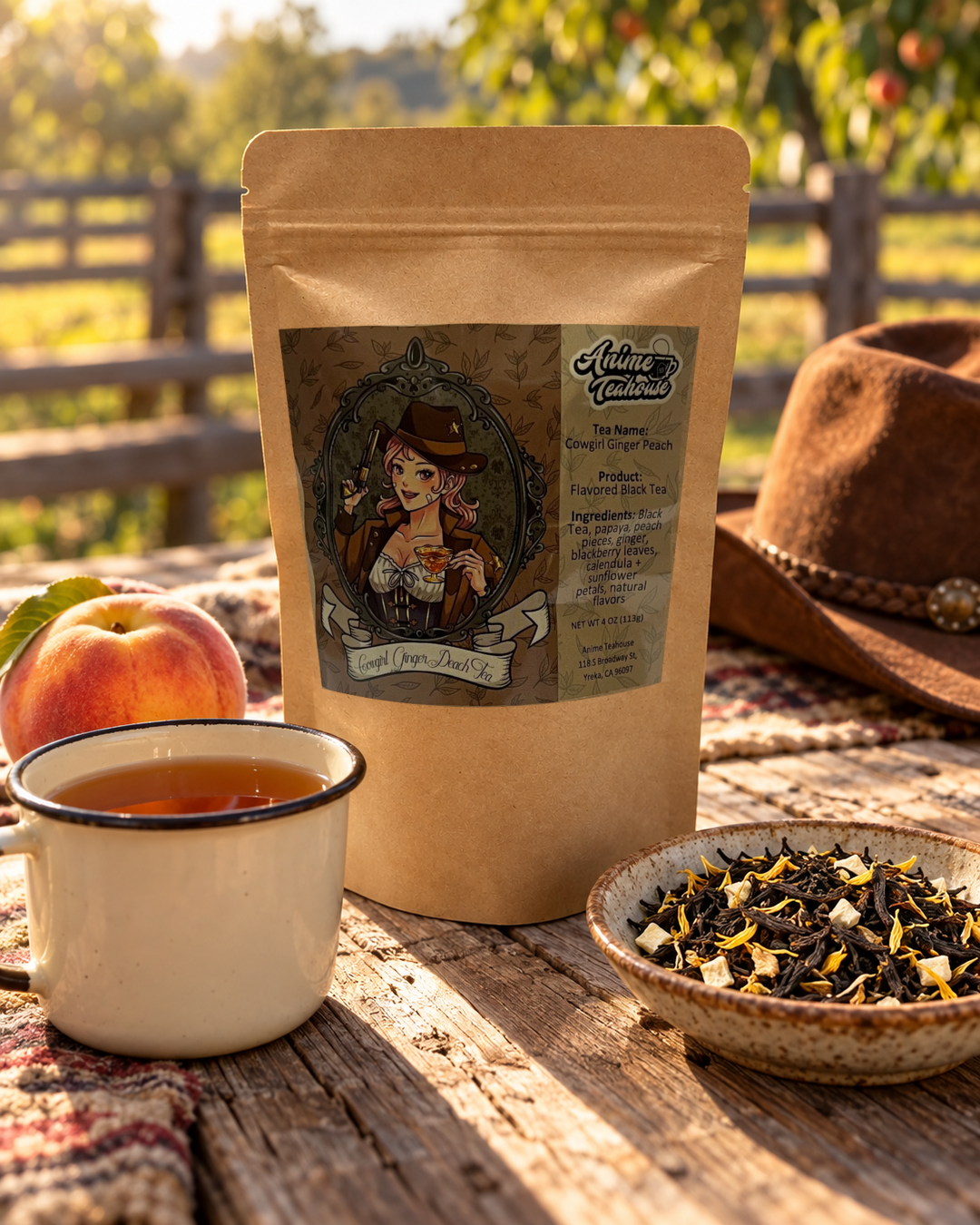 Cowgirl Ginger Peach Tea